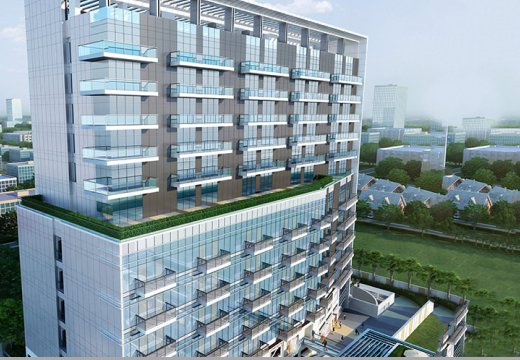 Aerial view of M3M Cosmos Manesar township