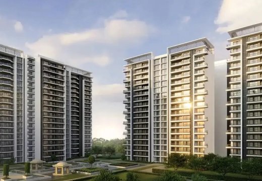 Illustrated master plan of M3M Manesar with zoning